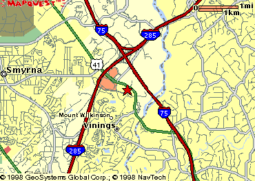 Map of Area Local to HMA